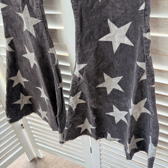 Peach Love California | Starry Bell Bottom Pants Corduroy - Picture 4 of 9